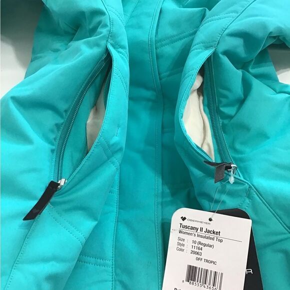 Obermeyer Tuscany ll Insulated Jacket Size 10 New - Picture 9 of 16